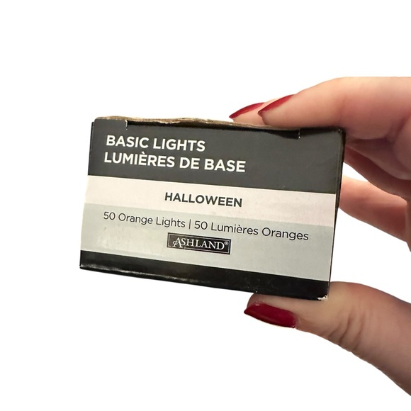 Ashland Purple Halloween Lights 50 Count Indoor Outdoor String Light Set BNIB - Picture 3 of 10